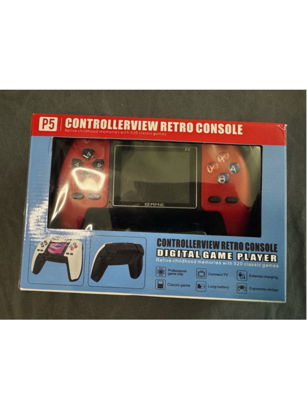 Controllerview P5 Retro Console HDMI TV HD Output Rechargeable Handheld Player